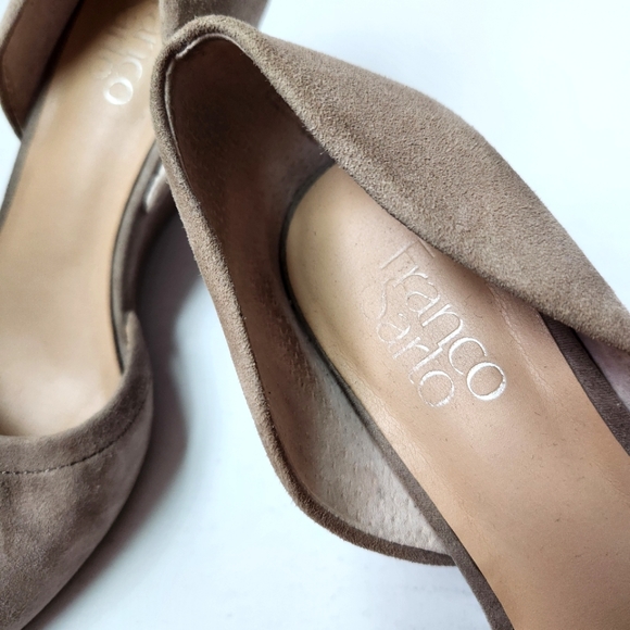 Franco Sarto Women's Suede Leather Fenway Wedge Tan Cocco Color Size 8 - Picture 2 of 14